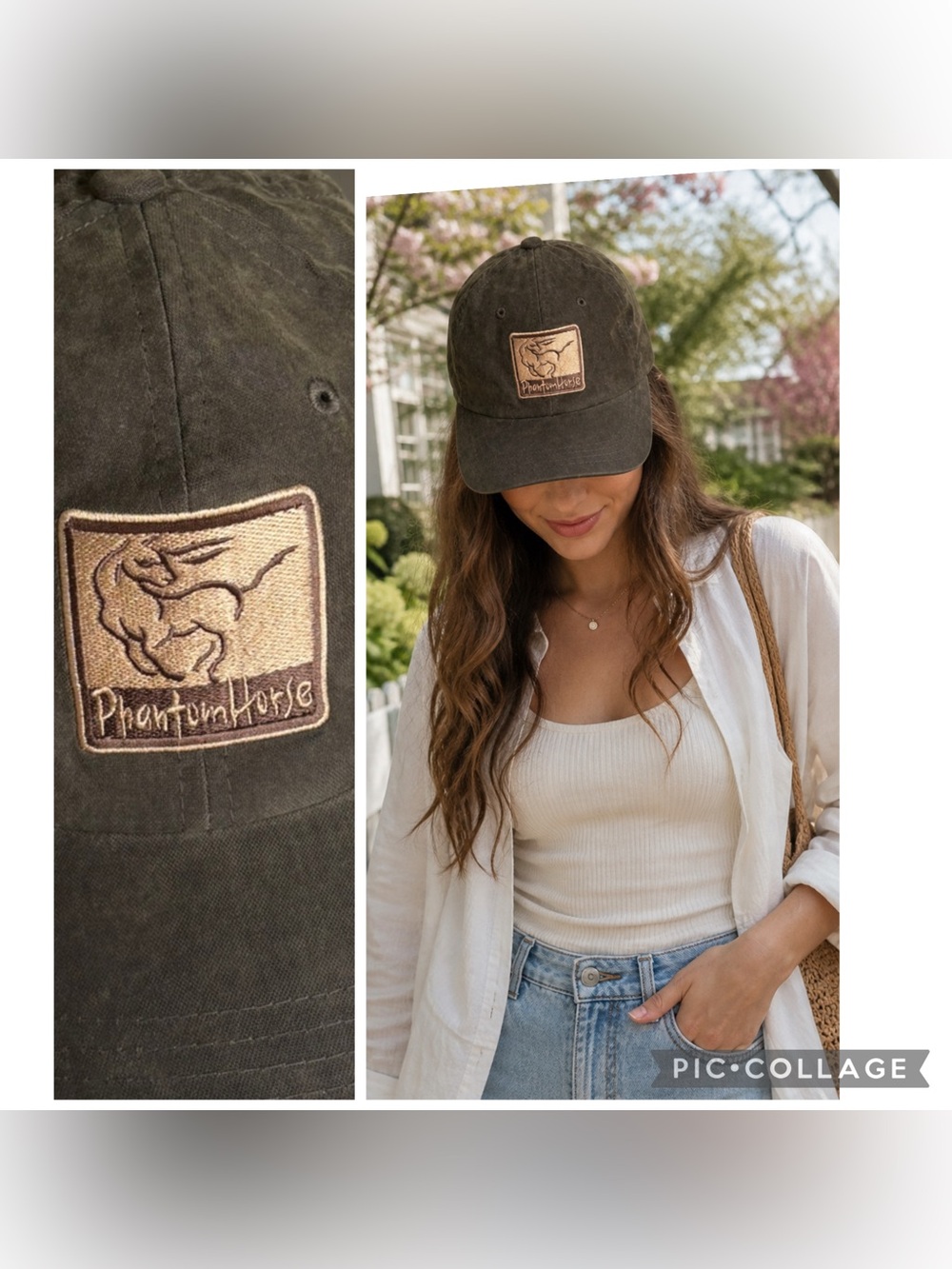 Imperial Phantom Horse Hat Waxed Canvas Velvet Feel Strapback Denver CO Unisex